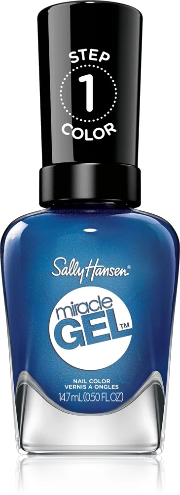 Sally Hansen Miracle Gel™ geelikynsilakka – UV/LED-lamppua ei tarvita sävy Blues Cruise 14,7 ml