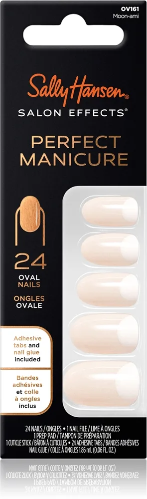 Sally Hansen Salon Effects tekokynnet OV161 Moon-Ami 24 kpl