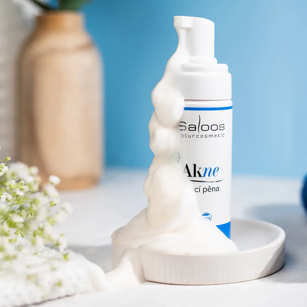 Saloos AcNO Djupt rengörande mousse för problematisk hud, akne 150 ml