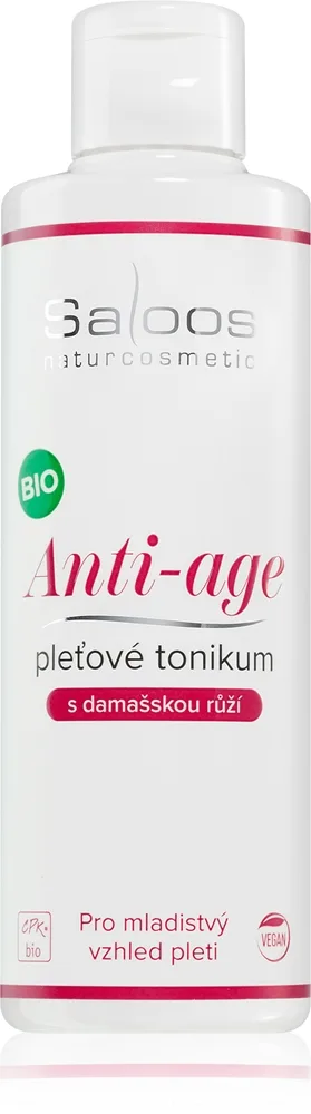 Saloos Anti-Age silottava hoitovesi nuorekkaaseen ilmeeseen damaskonruusu 200 ml