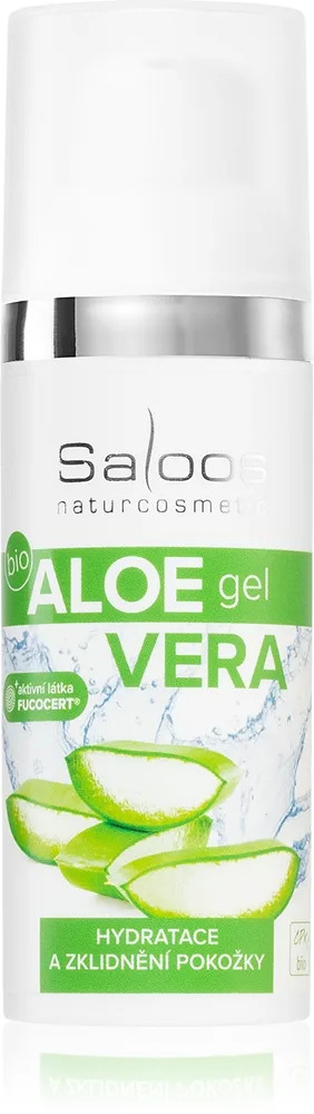 Saloos Bio Aloe Vera virkistävä geeli kuivalle ja ärtyneelle iholle 50 ml