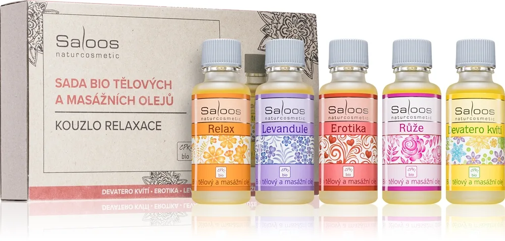 Saloos Bio Body And Massage Oils The Magic Of Relaxation Presentförpackning