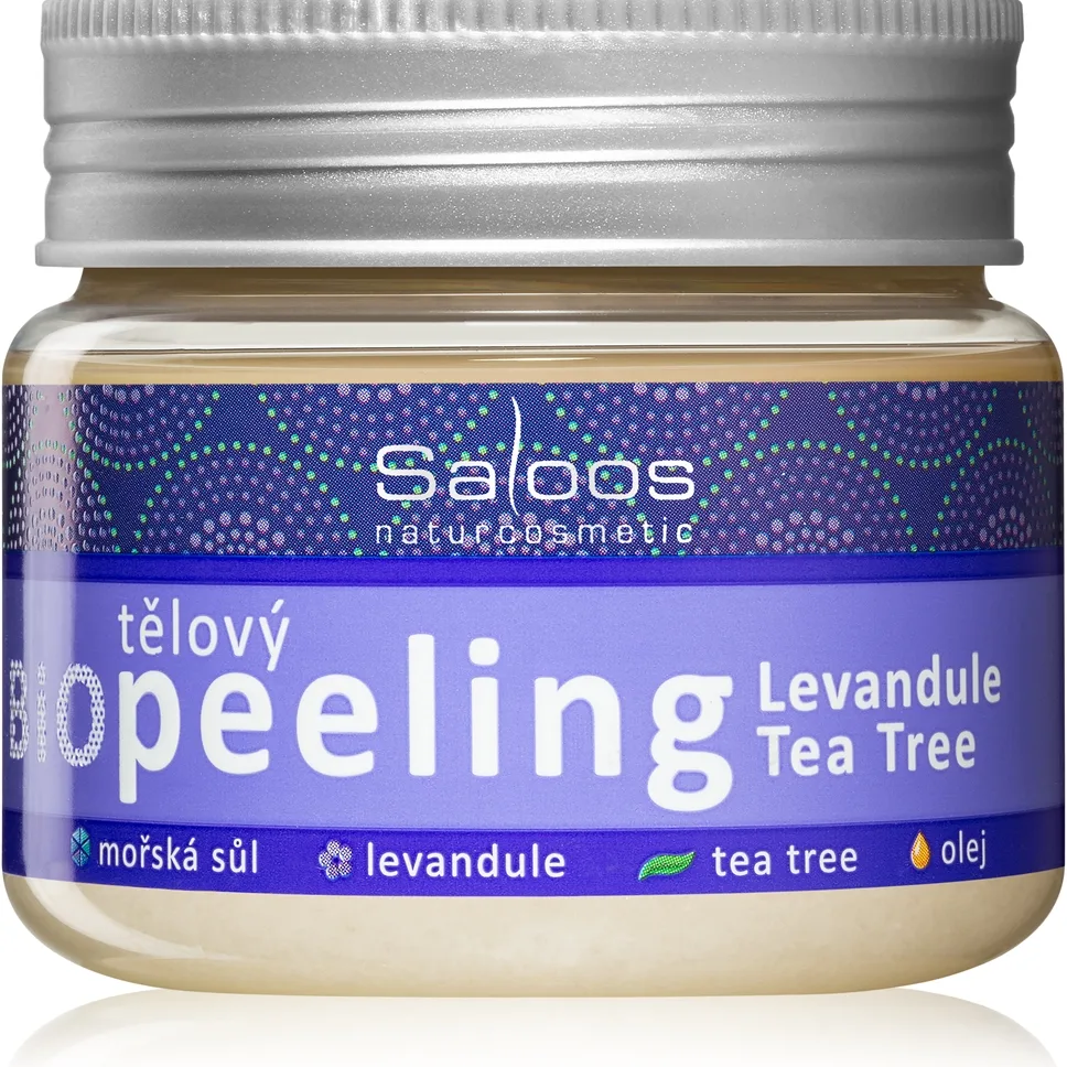 Saloos Bio Peeling Lavender & Tea Tree vartalokuorinta 140 ml