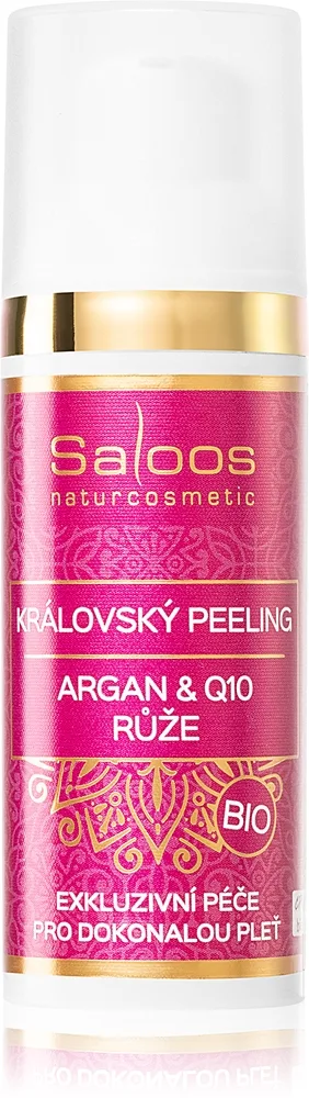 Saloos Bio Royal Peeling Rose Foryngende ansigtseksfoliator 50 ml