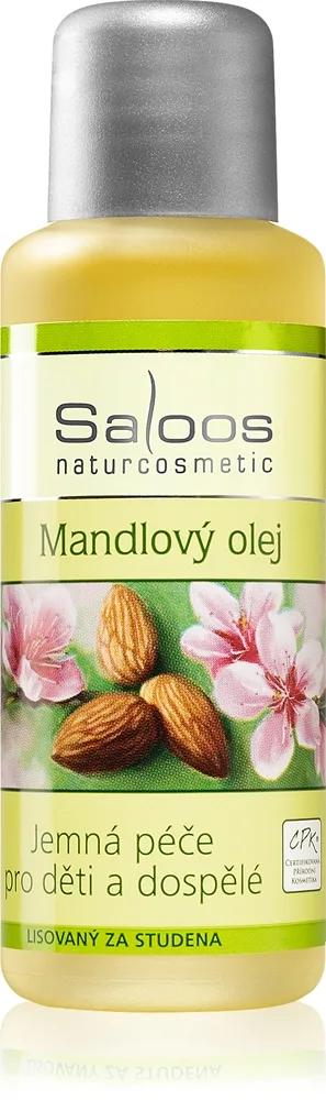 Saloos Cold Pressed Oils Almond manteliöljy 50 ml