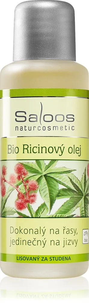 Saloos Cold Pressed Oils Bio Castor Ricinusolie til ansigt og krop 50 ml