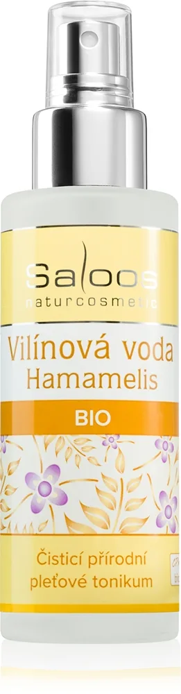 Saloos Floral Water Witch Hazel 100% Bio rauhoittava ja puhdistava hoitovesi rasvoittuvalle ja ongelmaiholle 100 ml