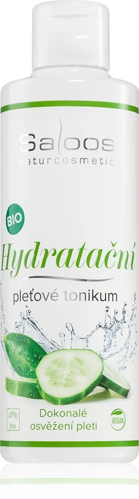 Saloos Hydration kosteuttava kasvovesi sisältää kurkkua ja aloe veraa 200 ml