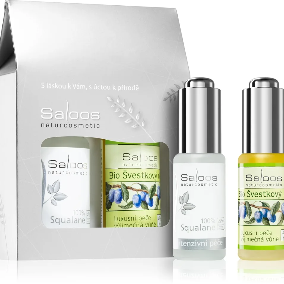 Saloos Intensive Care Plum & 100% Squalane Gavesæt til kvinder
