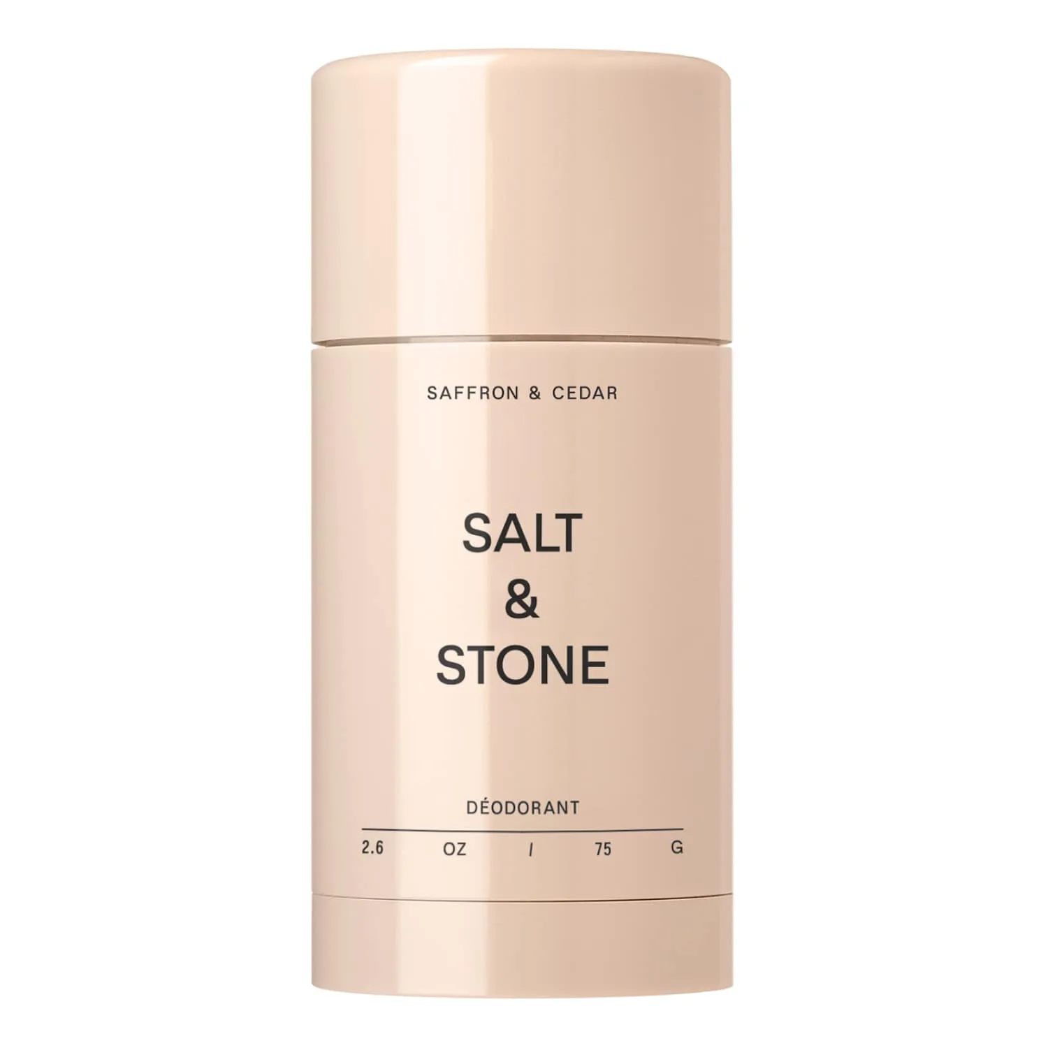 SALT & STONE Saffron & Cedar Natural Deodorant - Extra Strength Deostick