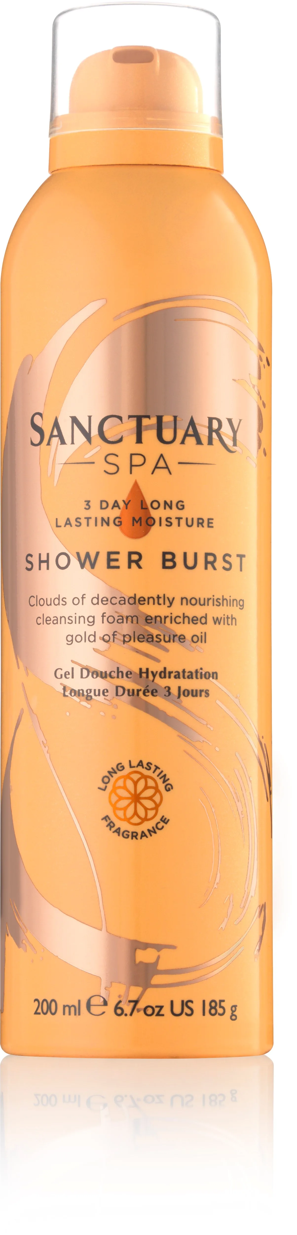 Sanctuary Spa 3 Day Long Lasting Moisture Shower Burst  200 ml
