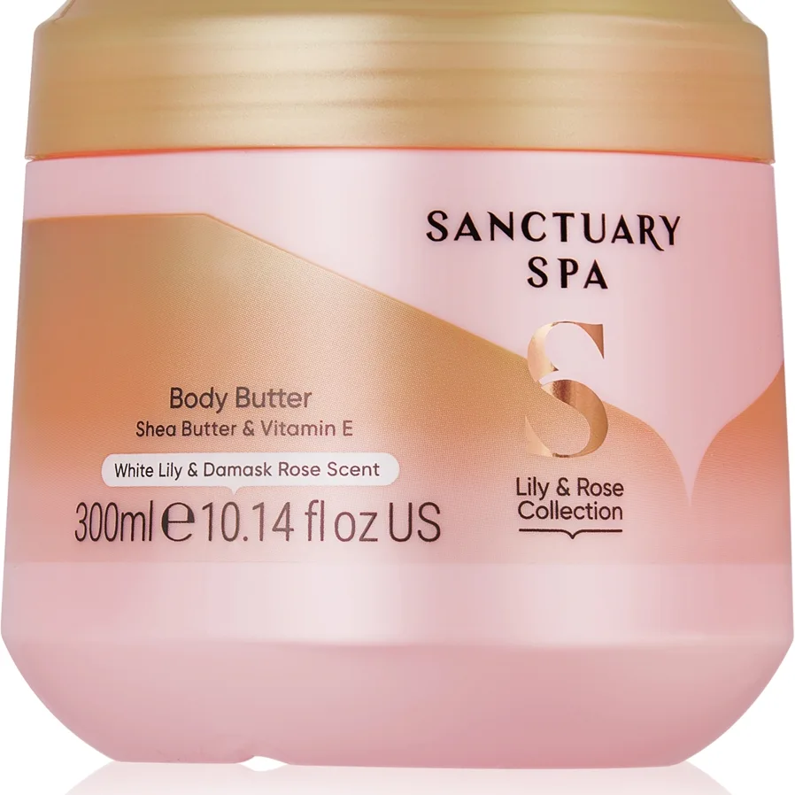 Sanctuary Spa Lily & Rose Collection Djupt återfuktande kroppssmör 300 ml