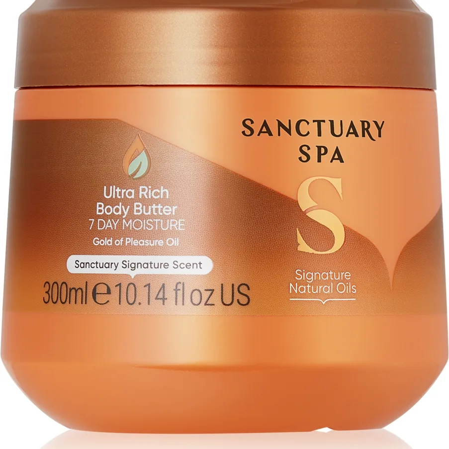 Sanctuary Spa Signature Natural Oils Intensivt fuktgivande kroppssmör 300 ml