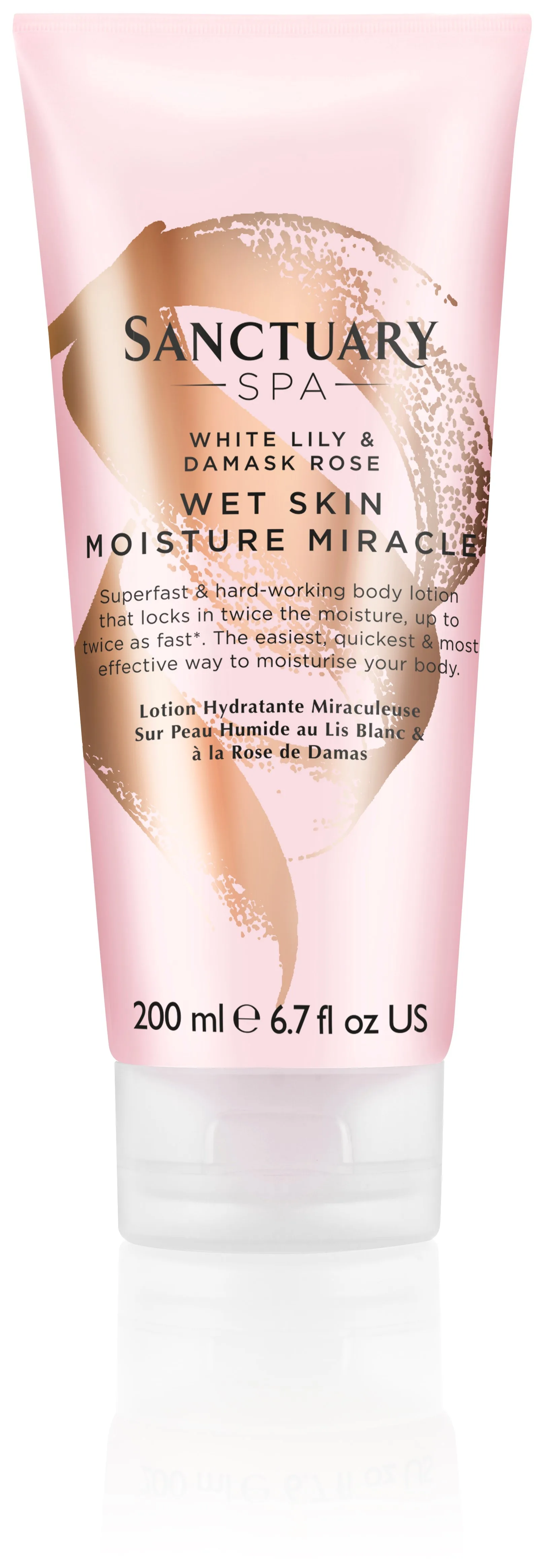 Sanctuary Spa White Lily Damask Rose Wet Skin Moisture Miracle 200 ml