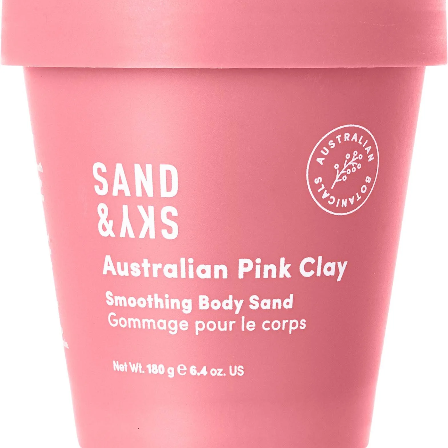 Sand & Sky Australian Pink Clay Smoothing Body Sand 180 g