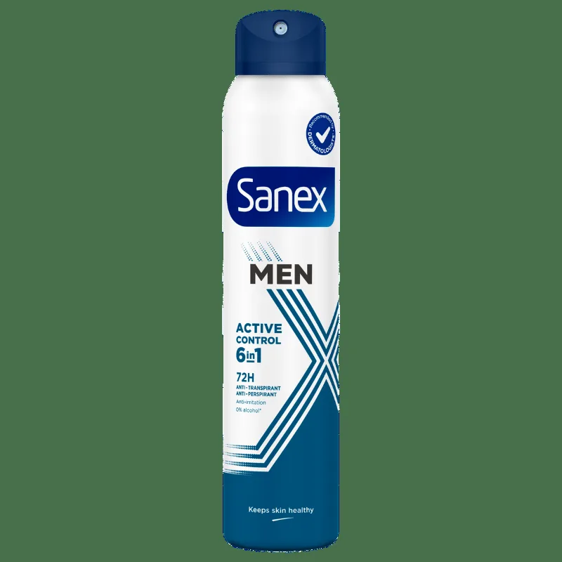 Sanex Men Active Control 72H Deodorant (200 ml)