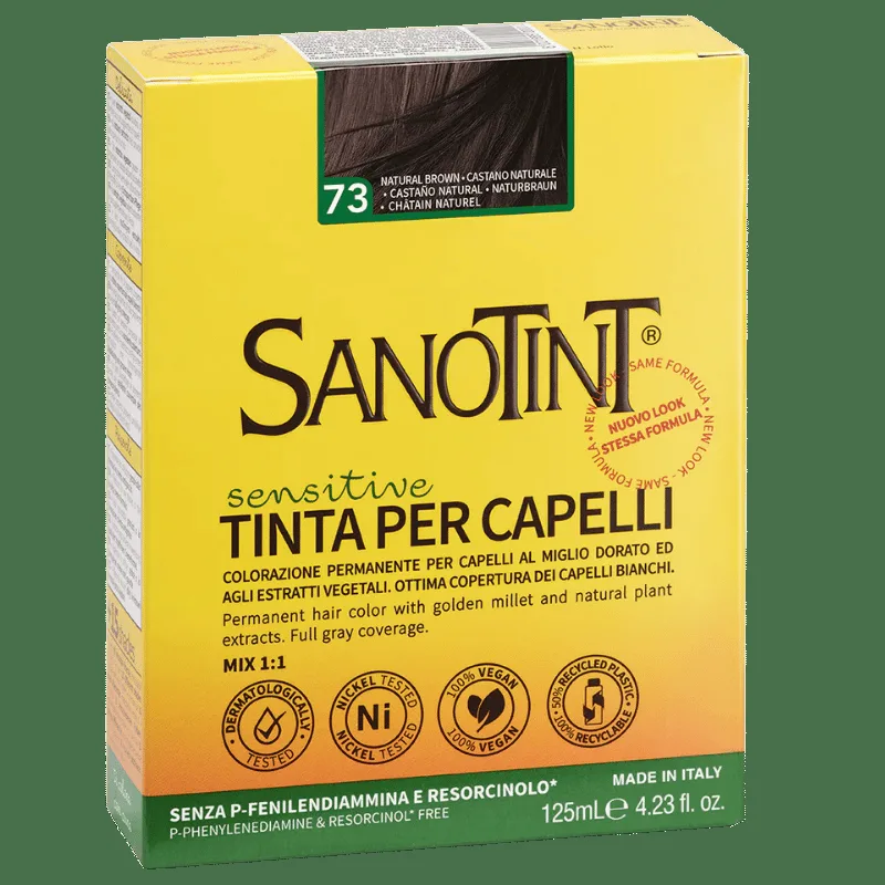 Sanotint 73 hårfarve light Natur brun 80 ml.