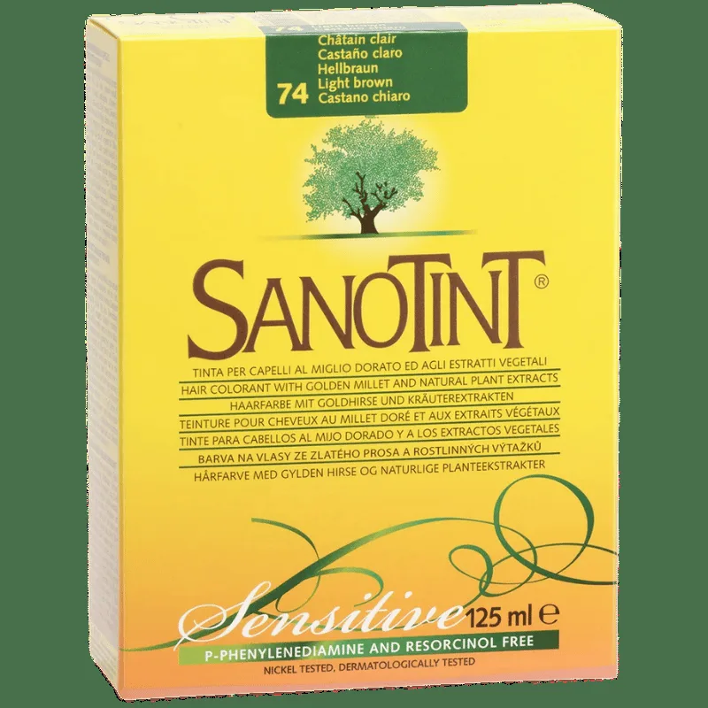 Sanotint 74 Hårfarve Sensitive Lysebrun (1 stk)