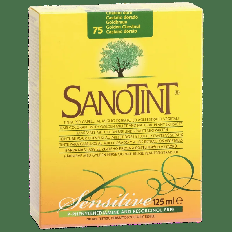 Sanotint 75 Hårfarve Sensitive Gylden Kastanje (1 stk)