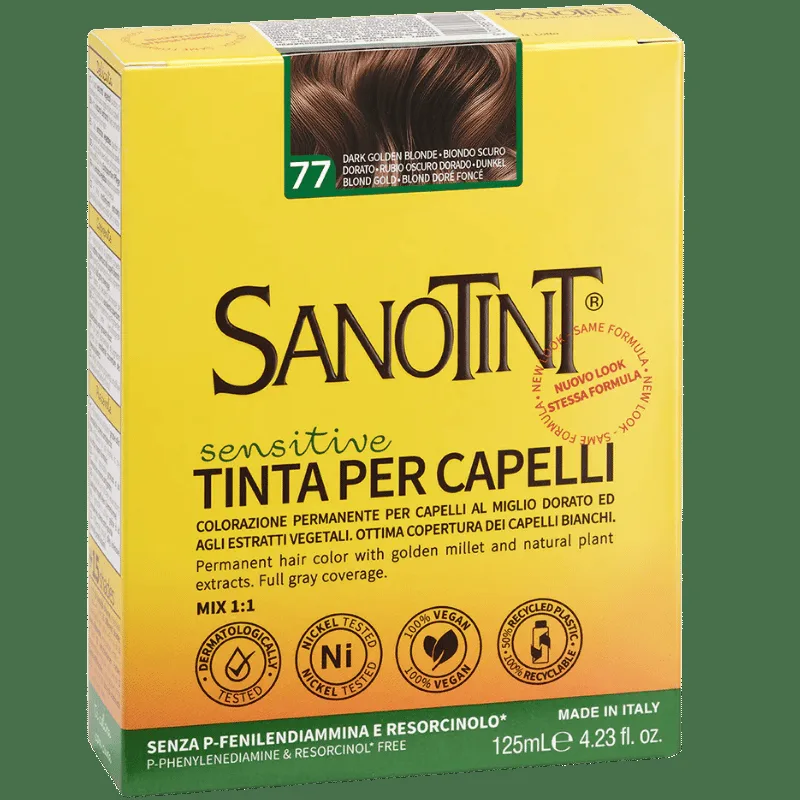 Sanotint 77 Hårfarve Sensitive Mørk Gylden Blond (1 Stk)