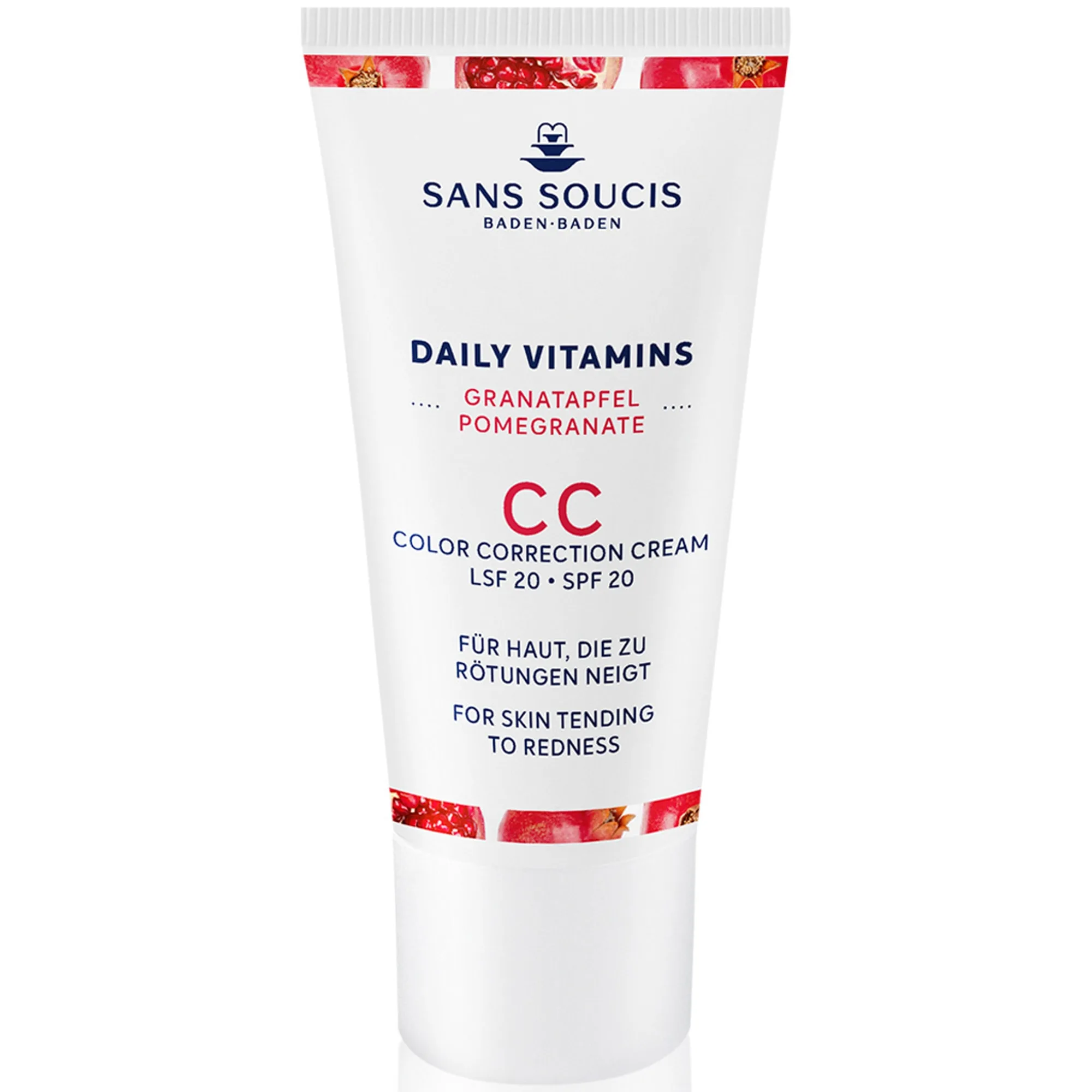 Sans Soucis Daily Vitamins granaattiomena - punaisuutta lievittävä CC-voide