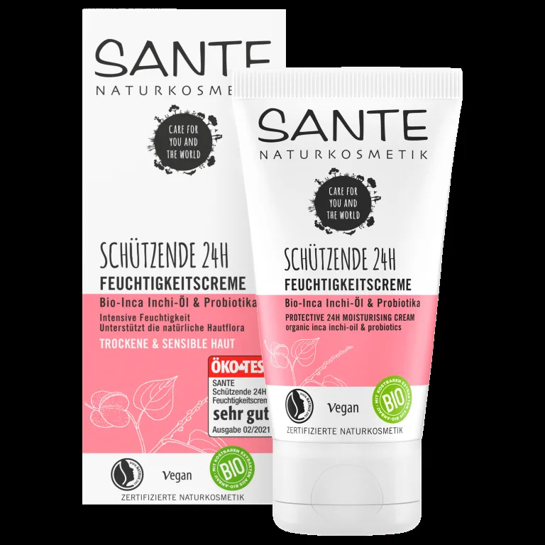 Sante Naturkosmetik 24h Feuchtigkeitscreme, 50 ml Creme