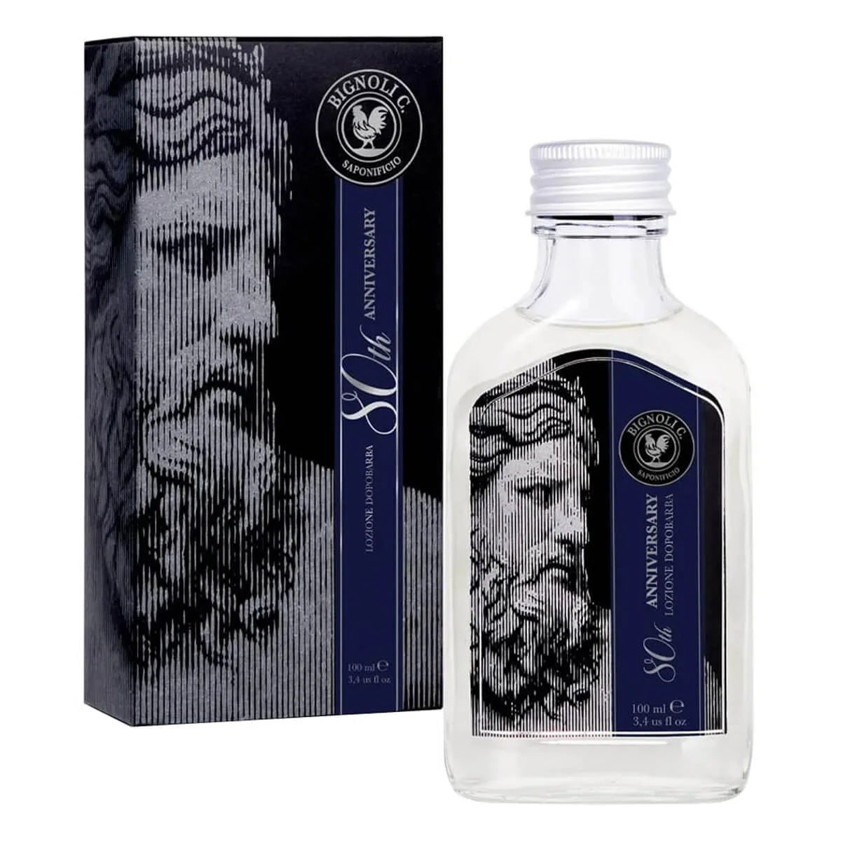 Saponificio Bignoli C. Aftershave, 80th Anniversary, 100 ml.