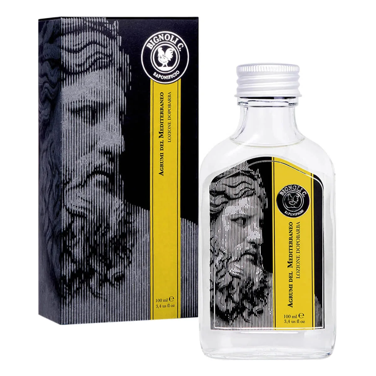 Saponificio Bignoli C. Aftershave, Agrumi del Mediterraneo, 100 ml.
