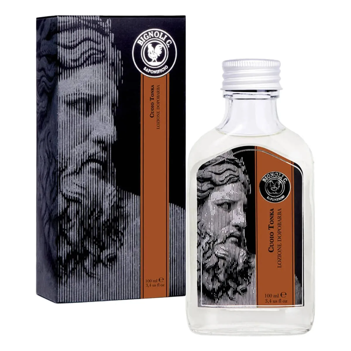 Saponificio Bignoli C. Aftershave, Cuoio Tonka, 100 ml.