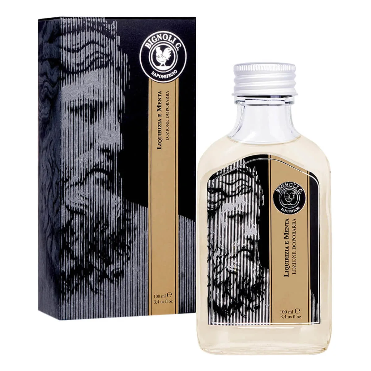 Saponificio Bignoli C. Aftershave, Liquirizia Menta, 100 ml.
