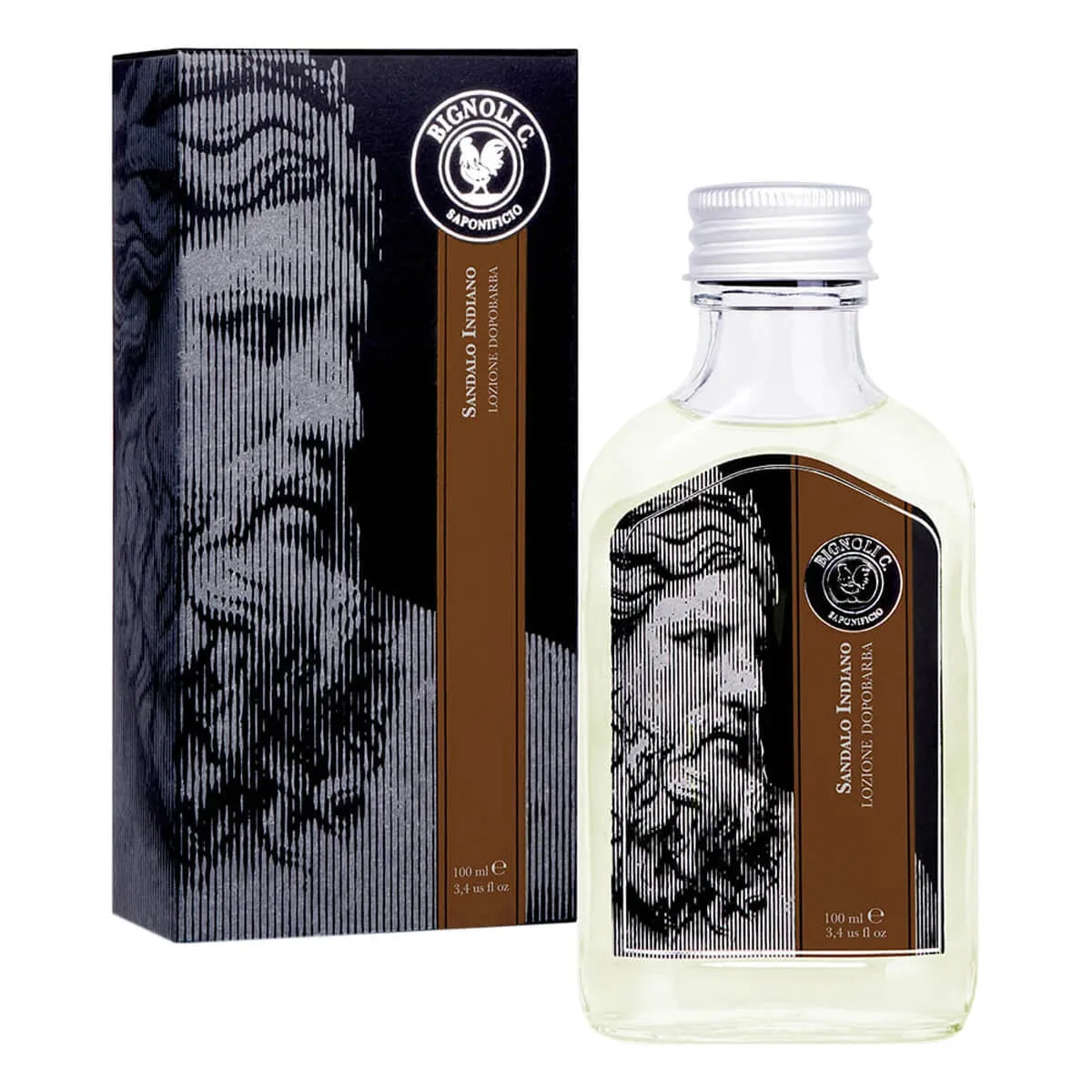 Saponificio Bignoli C. Aftershave, Sandalo Indiano, 100 ml.