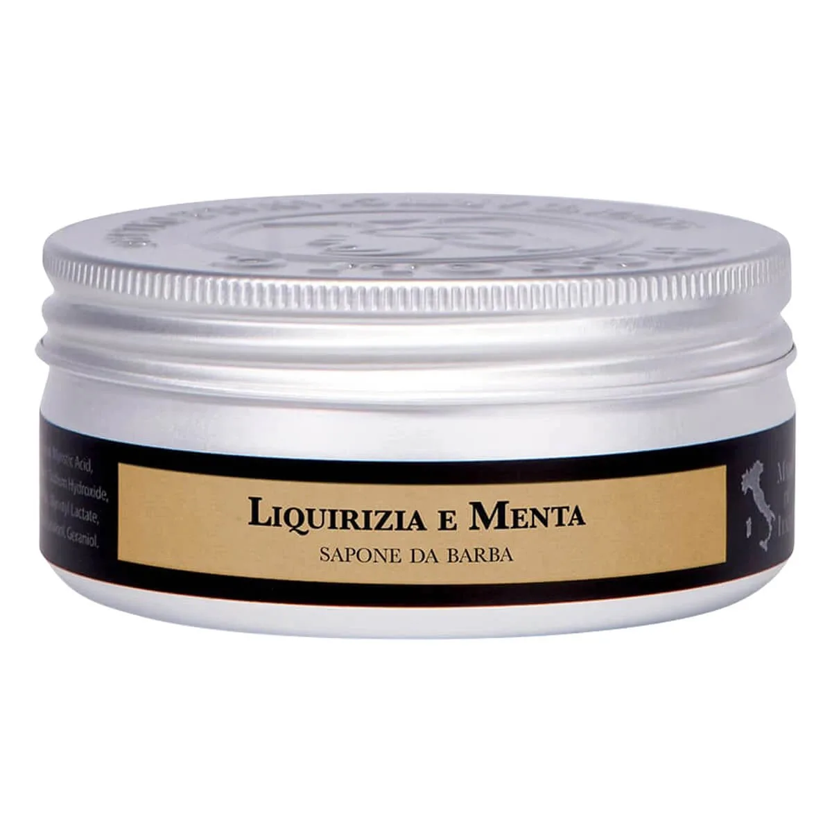 Saponificio Bignoli C. Barbersæbe, Liquirizia Menta, 175 gr.