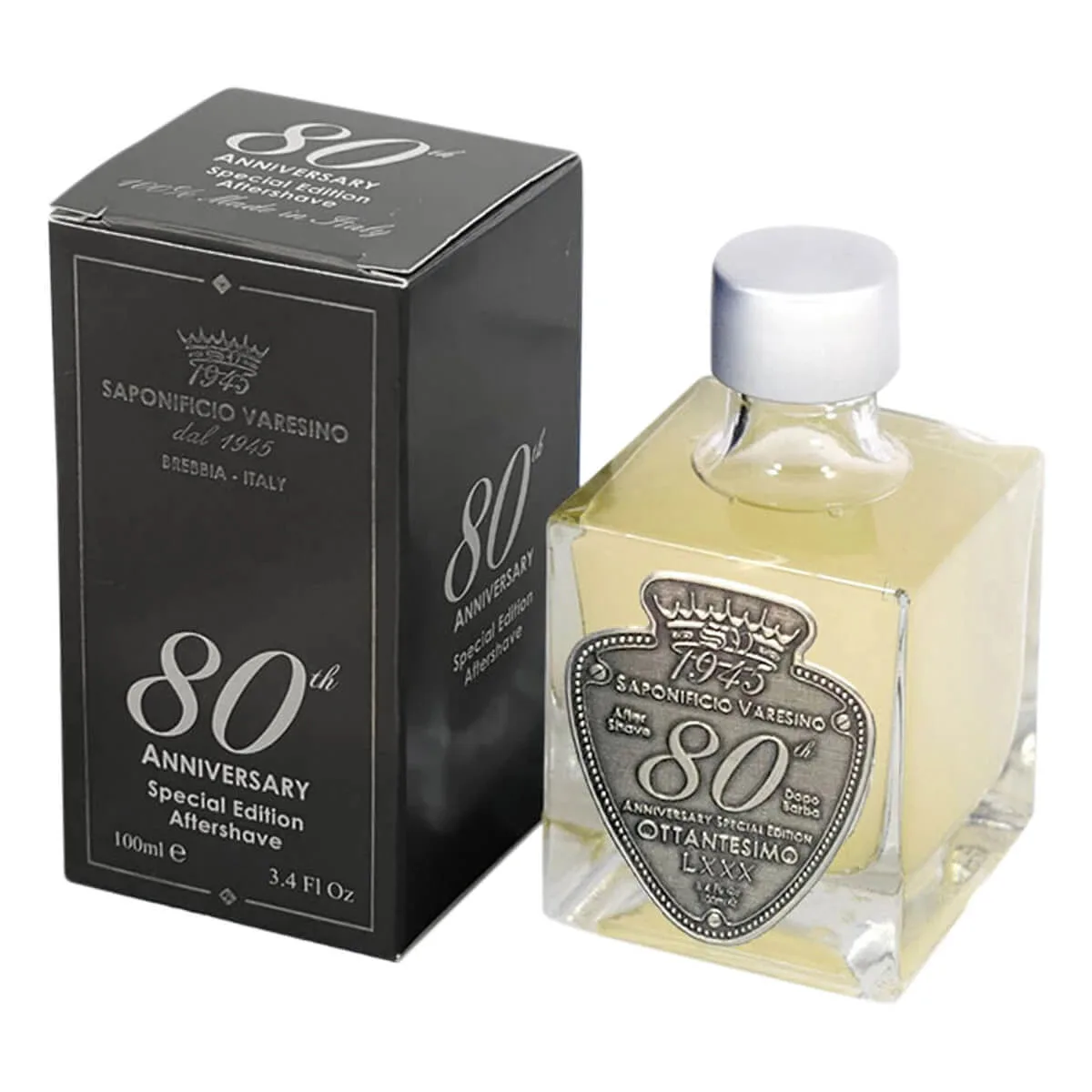 Saponificio Varesino Aftershave, 80th Anniversary, 100 ml.