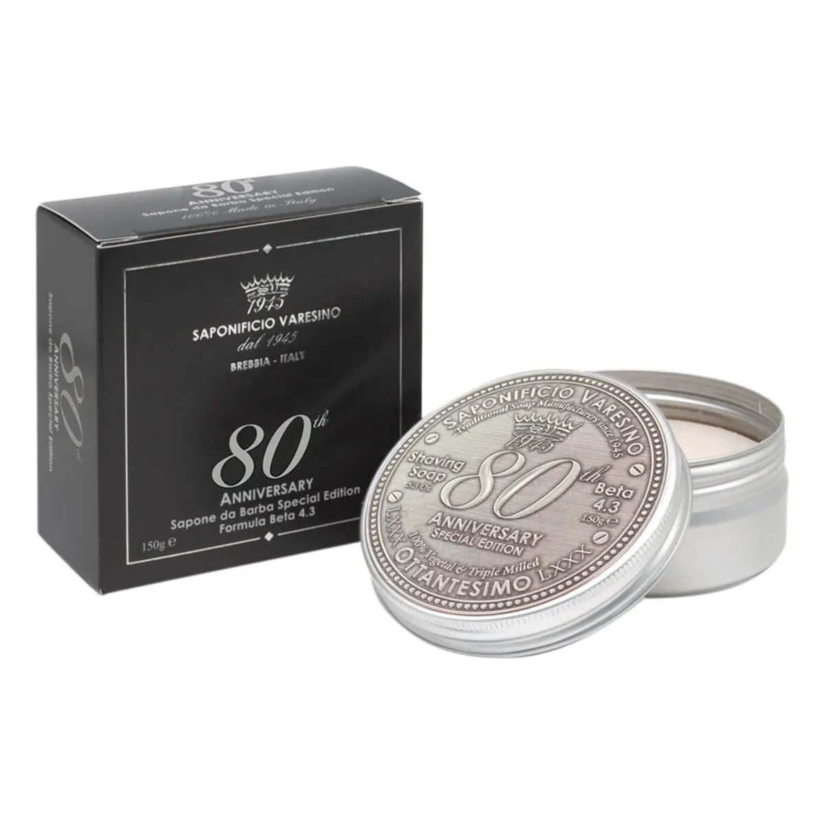 Saponificio Varesino Barbersæbe, 80th Anniversary, 150 gr.