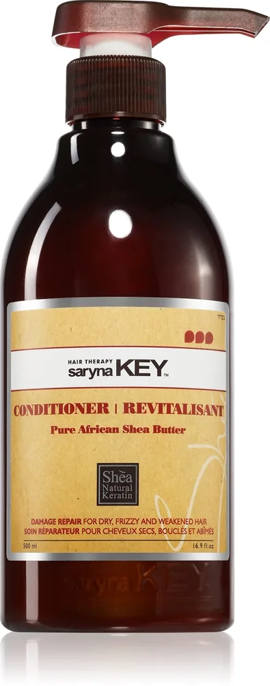 Saryna Key Pure African Shea Butter Damage Repair hoitoaine kuiville hiuksille sisältää sheavoita 500 ml