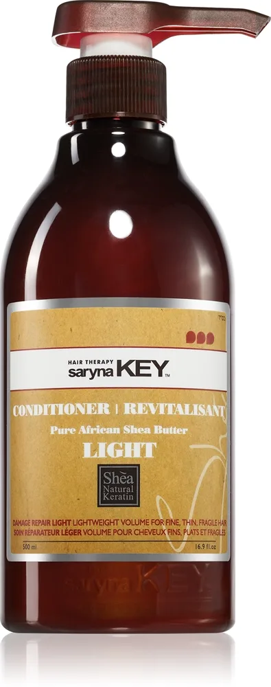 Saryna Key Pure African Shea Butter Light hoitoaine sisältää sheavoita 500 ml