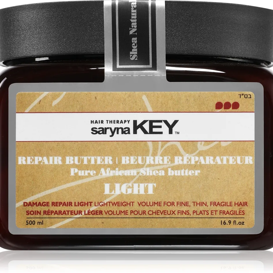 Saryna Key Pure African Shea Butter Light hiuksiin jätettävä hoitoaine 500 ml