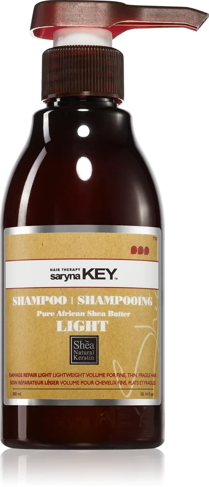 Saryna Key Pure African Shea Butter Light shampoo sisältää sheavoita 300 ml