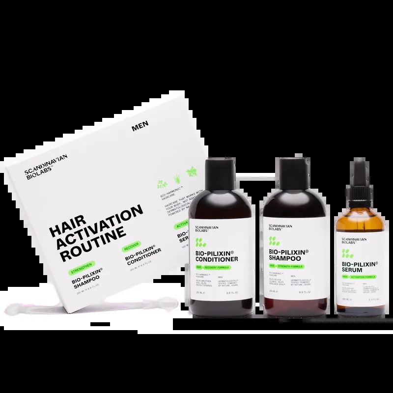Scandinavian Biolabs Hair Activation Routine Men - 1 sæt