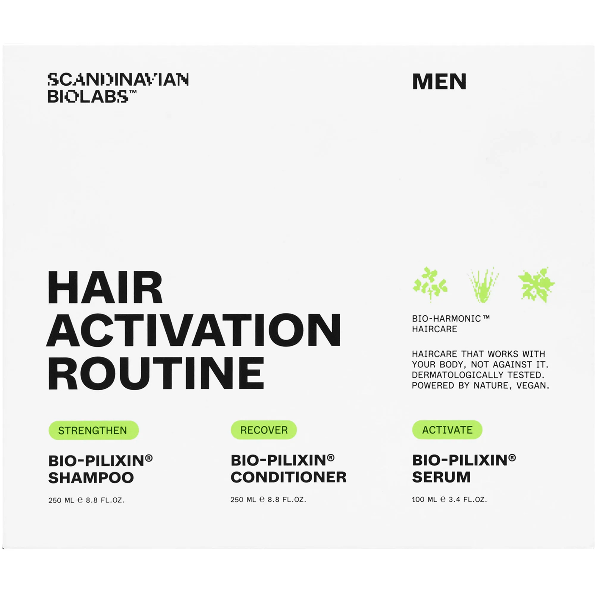 Scandinavian Biolabs Hair Growth-Routine Set für Männer bei Haarausfall, 1 St. Set