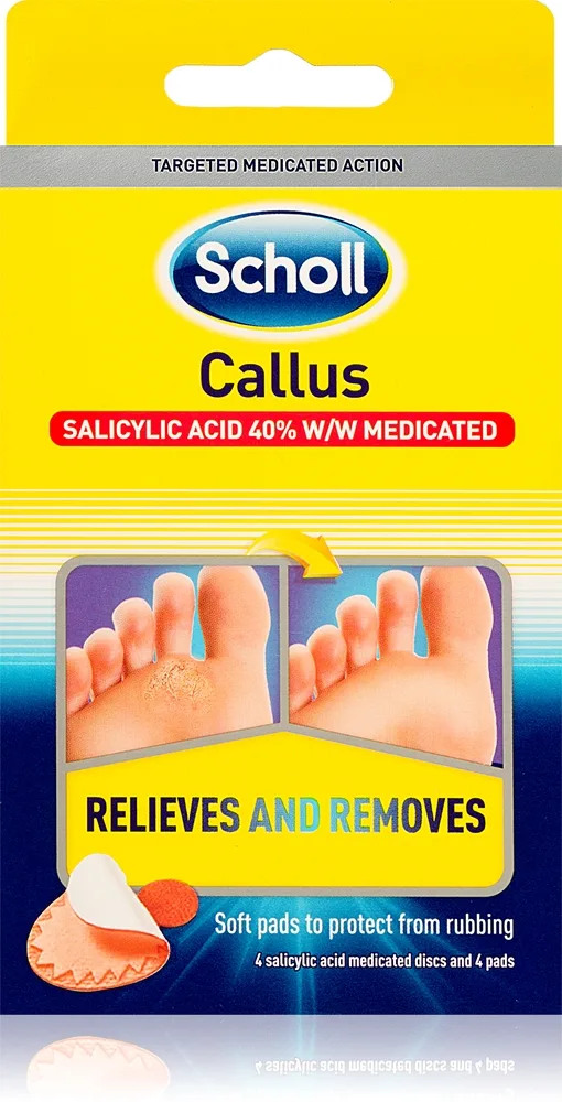Scholl Callus Gelpad für die empfindlichen Stellen der Füße 4 St.