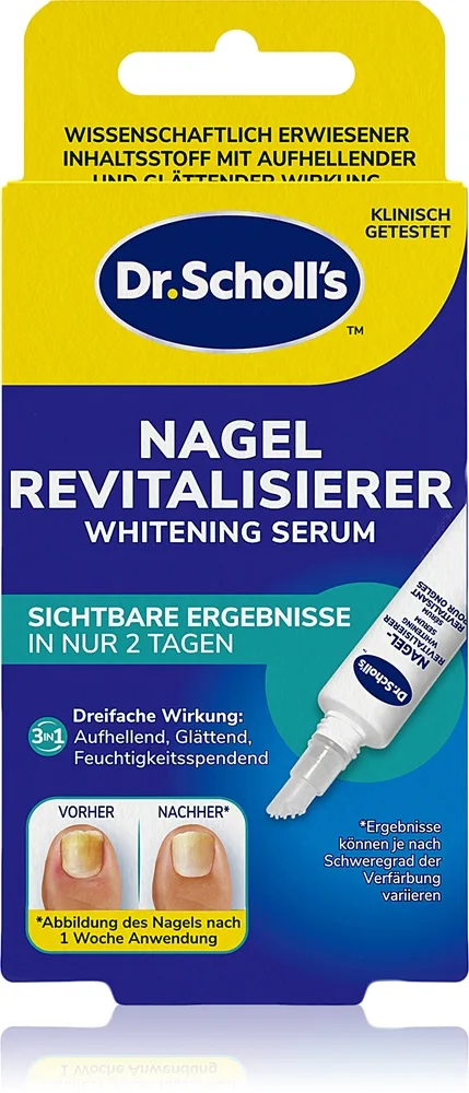Scholl Dr. Scholl's Nail Revitaliser bleichender Schaum für Nägel 10 ml