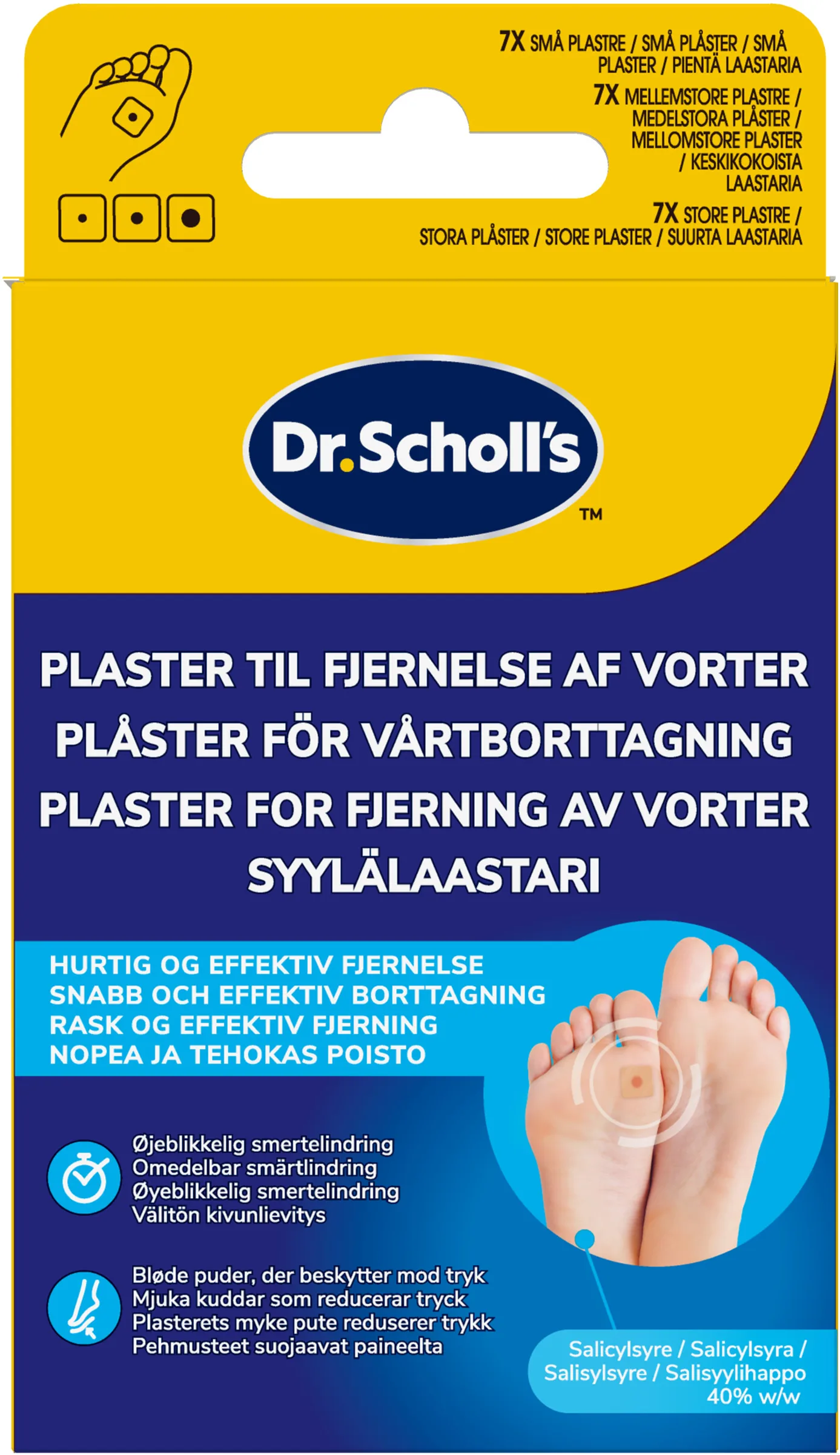 Scholl Syylälaastarit 7 kpl