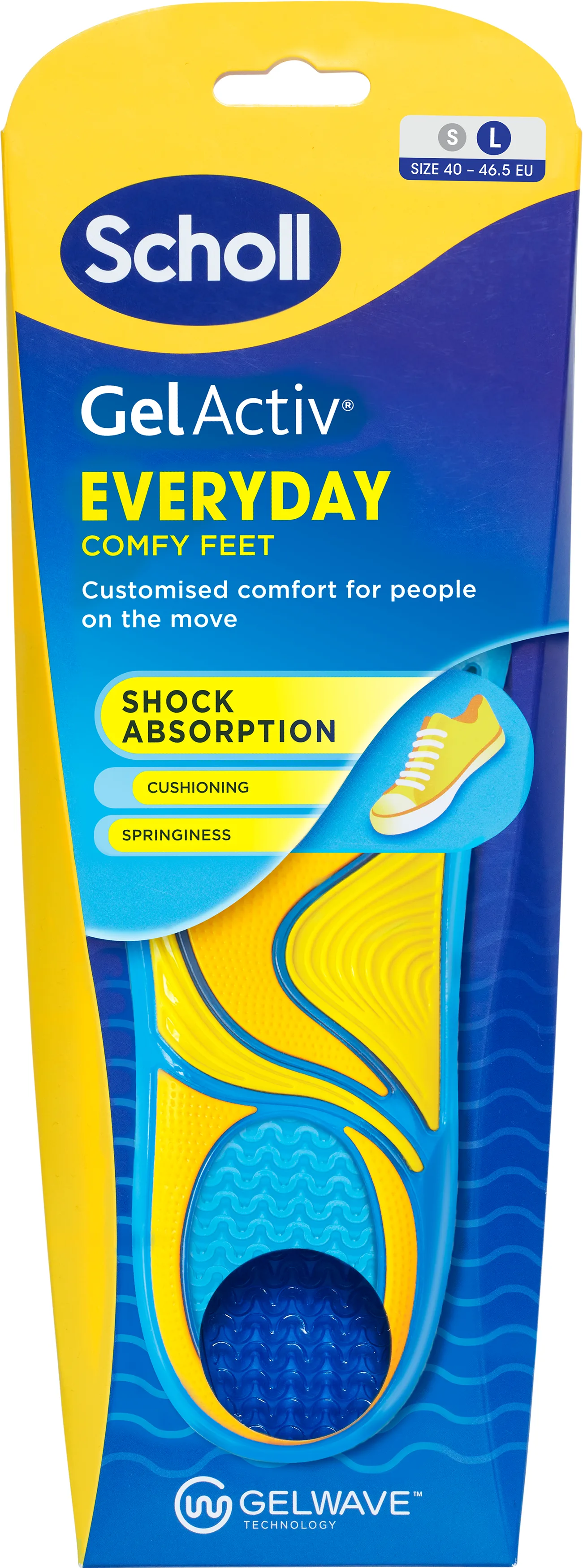 Scholl Gel Active everyday såle L 1 par