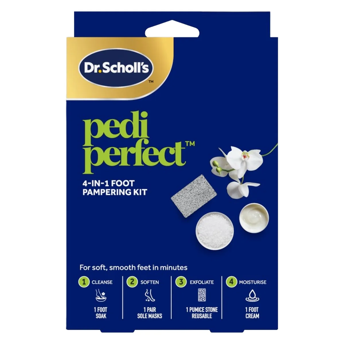 Pedi perfect foot treatment -jalkojenhoitosetti