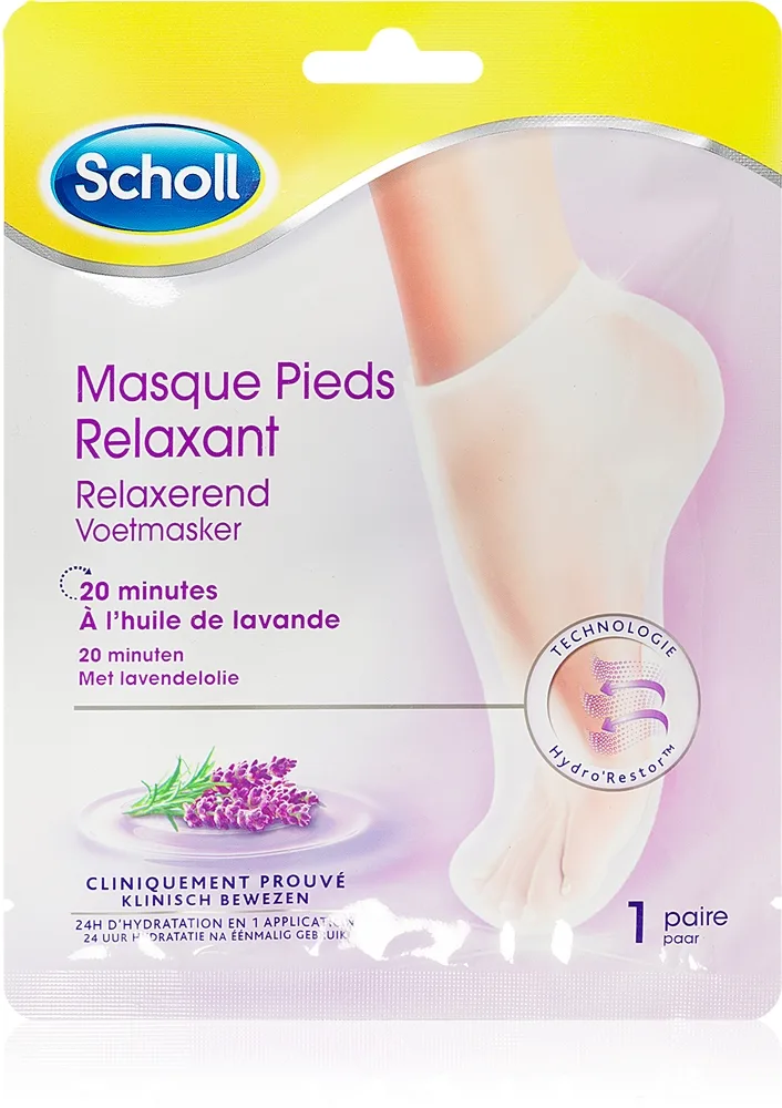 Scholl Pedimask™ Lavender regenerierende Maske für die Füße in Sockenform 1 Paar
