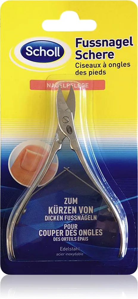 Scholl Toenail Scissors gerade Nagelschere 1 St.