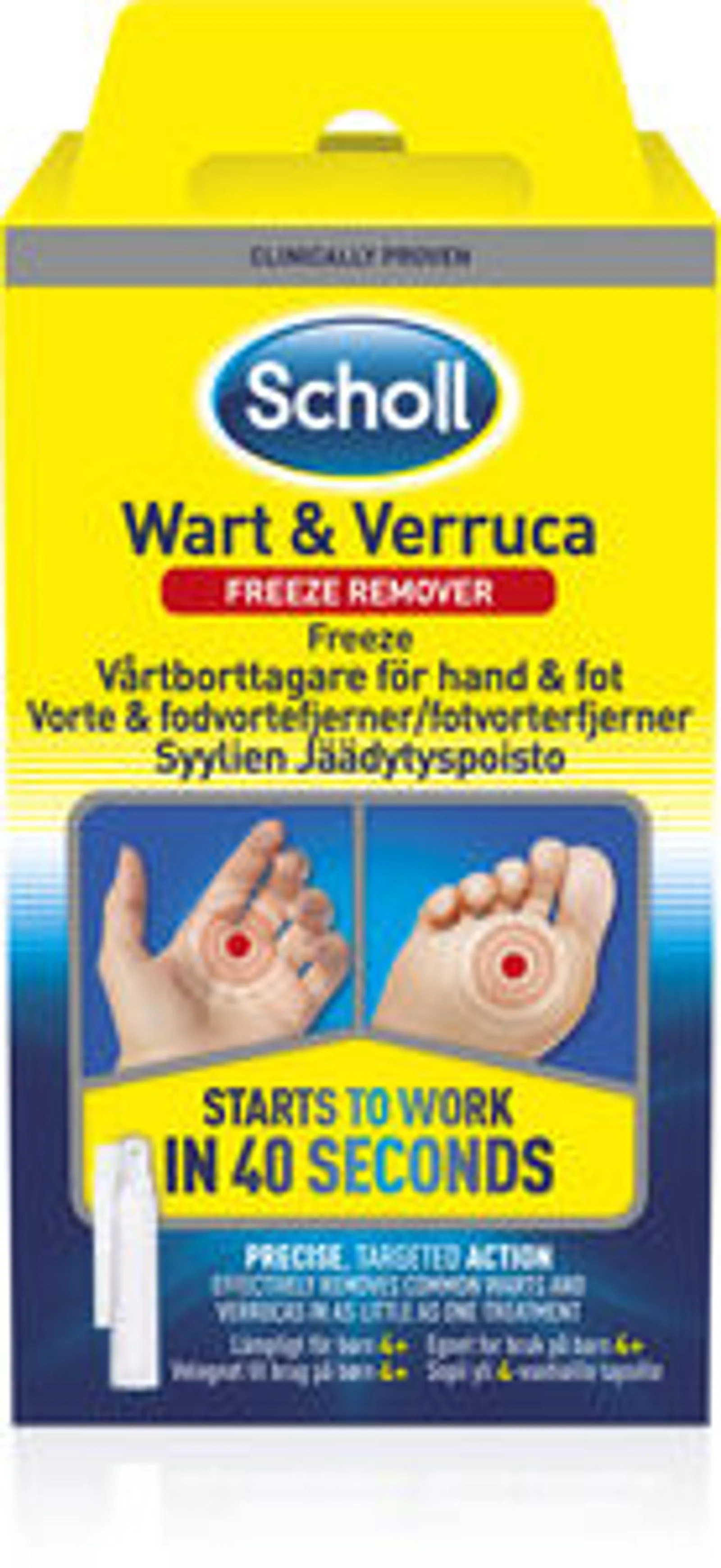 Scholl vårtbehandling 80 ml