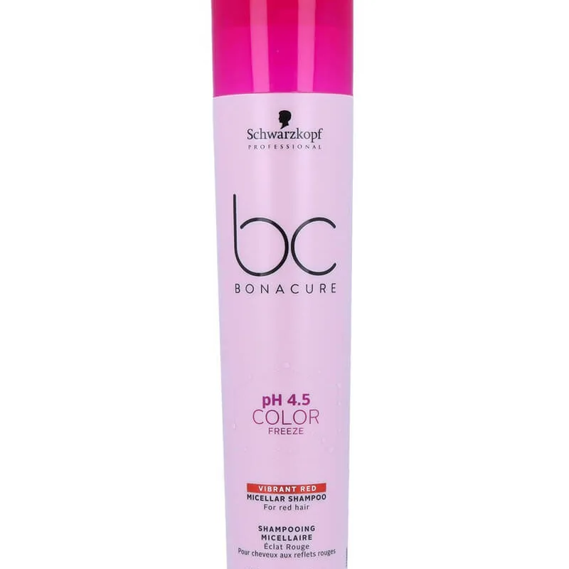 BC Bonacure pH 4.5 Color Freeze Vibrant Red Micellar Shampoo (U) 250 ml