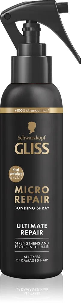 Schwarzkopf Gliss Ultimate Repair Hitzeschutz-Spray für das Haar für beschädigtes Haar 150 ml